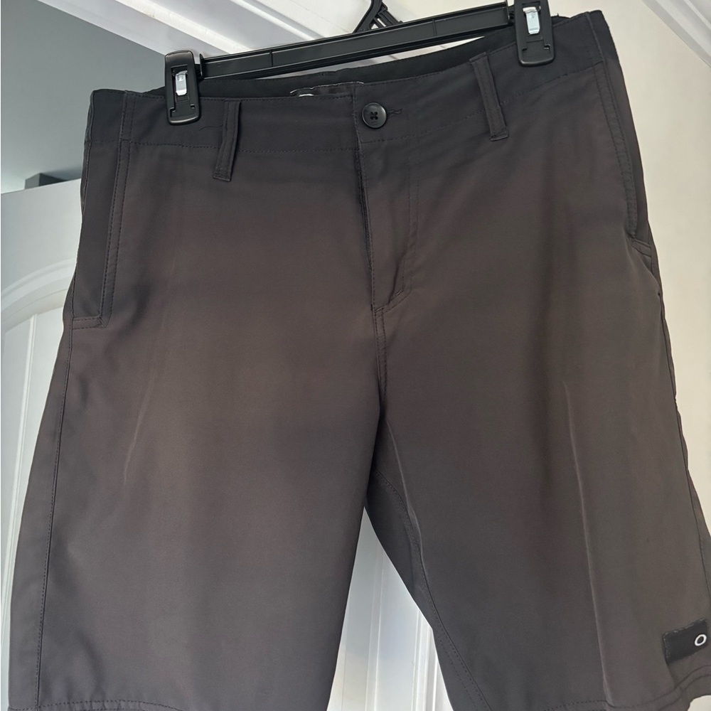 Oakley Men's Black Flat Front Shorts